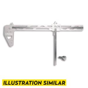 How do I correlate the ride height measurement the tool provides and suspension geometry software?