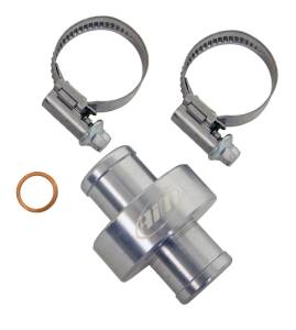 AiM 5/8"/3/4" M10 inline water fitting, titanium gray Questions & Answers