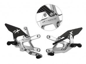 Extreme Components rearsets ZX10R 16-21 GP Shift silver w carbon guard Questions & Answers