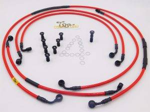 Fren Tubo Kevlar Clutch Line Ducati V4R Black Banjos\Black Fittings\Red Lines Questions & Answers