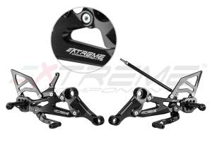 Extreme Components GP EVO Rearsets Kit STD And Reverse Shifting Aluminium Black Heel APRILIA RS660 / TUONO 660 (2020/2022) Questions & Answers